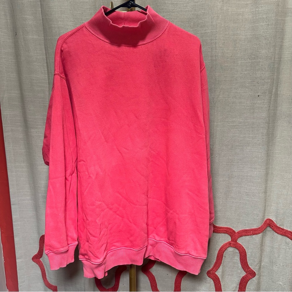 NWT Aerie Cozy Red Mock Neck Sweatshirt